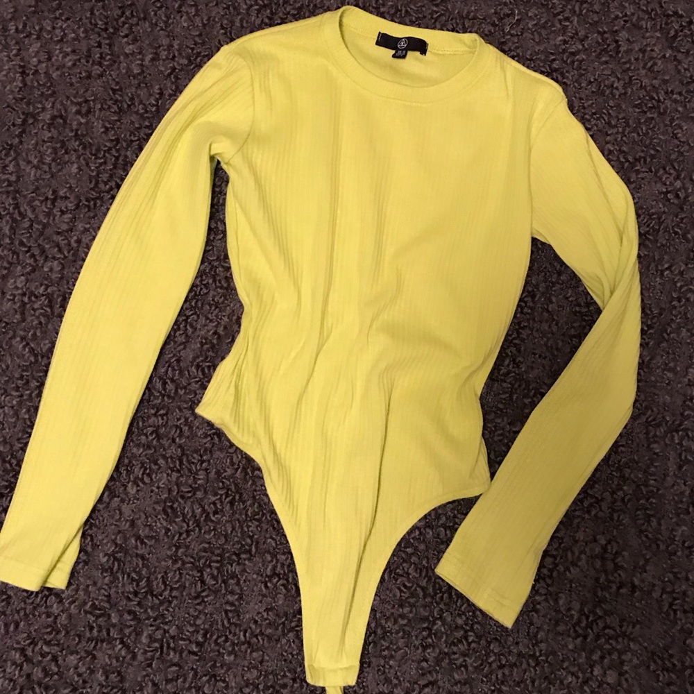 Misguided neon thong bodysuit